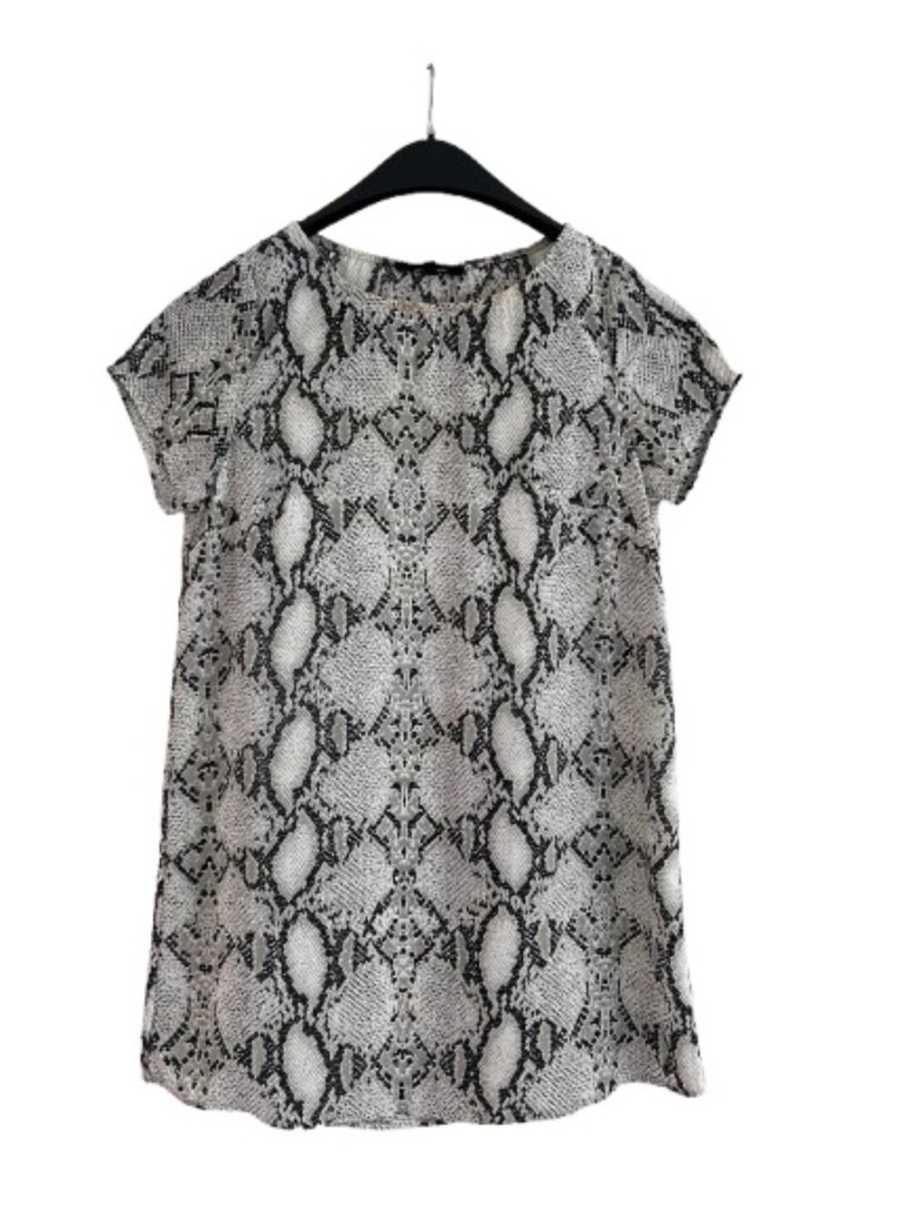 Olivaceous Snakeskin Print Mini Shift Dress Size Medium
